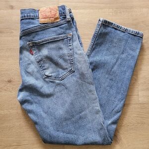 Levi's Jeans Blue Straight Mid Rise